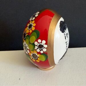 Polish Art Egg Floral Design with Frederic Chopin